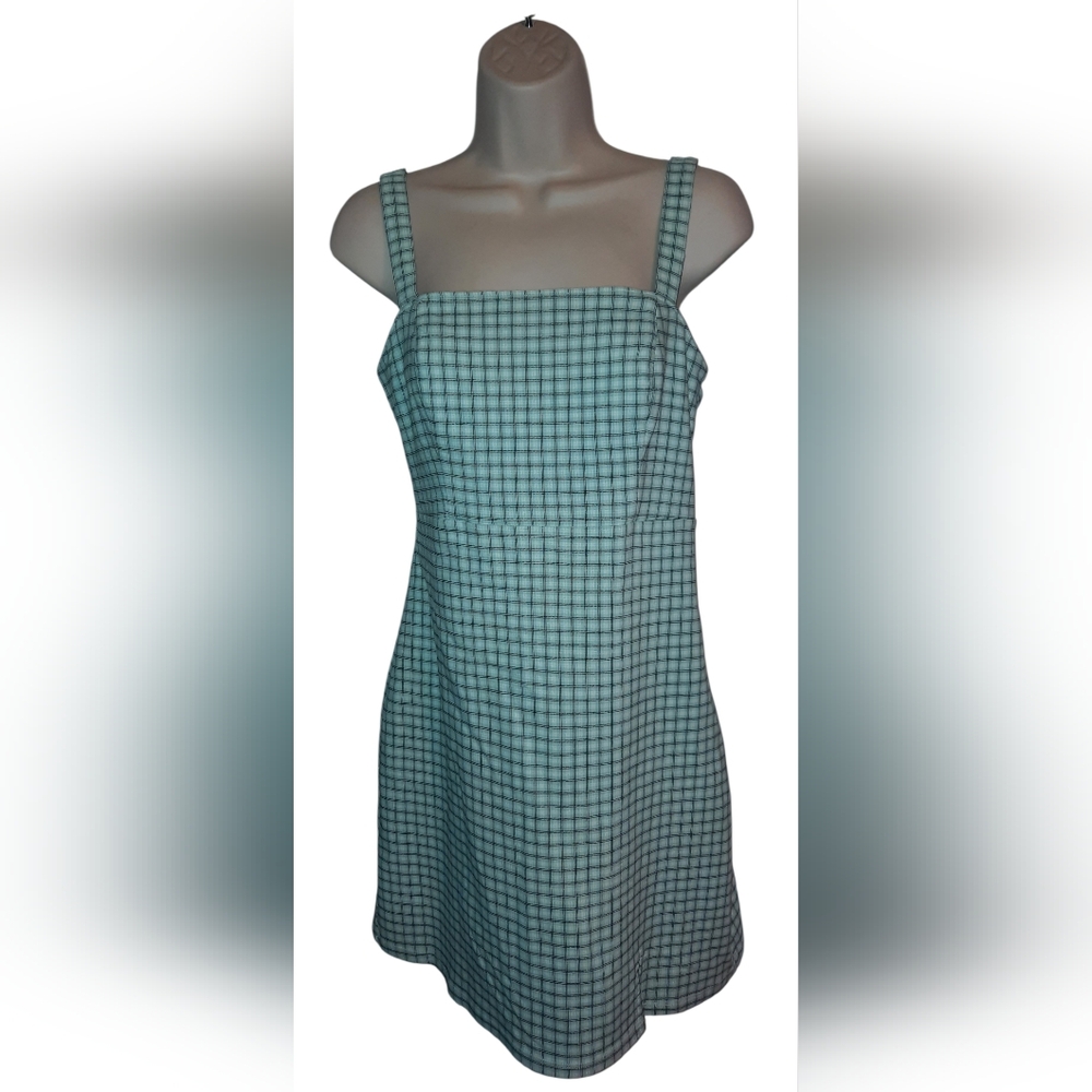 Hollister Blue Checkered Mini Dress